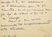 Carte manuscrite &agrave; Maurice Donnay. Georges Scapini (1893-1976), avocat, d&eacute;put&eacute;, fameux ancien combattant devenu aveugle. 