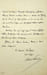 Lettre autographe sign&eacute;e. Hugo von Radolin (1841-1917), diplomate allemand, d&eacute;put&eacute;, prince. 
