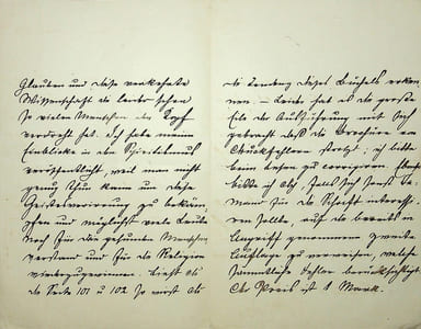Lettre autographe signée