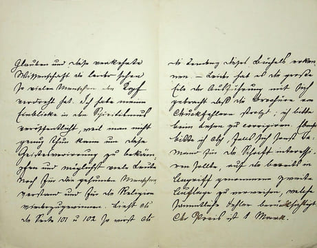 Lettre autographe signée. [Spiritisme, Medium] Jean de Habsbourg-Toscane [Giovanni Nepomuceno d'Asburgo-Lorena, Johann Salvator von ...