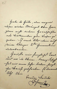 Lettre autographe signée