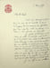Lettre autographe sign&eacute;e. Valerio Valeri (1883-1963), cardinal italien, nonce apostolique en France en 1936. 