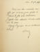 Lettre autographe sign&eacute;e. Jacques-Alexandre Bixio (1808-1865), agronome, homme politique. 