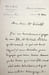 Lettre autographe sign&eacute;e. Etienne Vacherot (1809-1897), philosophe, homme politique.