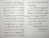 Lettre autographe sign&eacute;e. Etienne Vacherot (1809-1897), philosophe, homme politique.