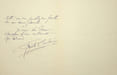 Lettre autographe sign&eacute;e. Frantz Jourdain (1847-1937), &eacute;crivain, architecte.
