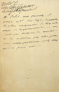 Lettre autographe