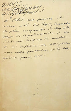 Lettre autographe . Charles-Jean-François Hénault (1685-1770), écrivain, historien, membre de l'Académie française, dit « le président Hénault ».