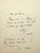 Lettre autographe sign&eacute;e. Ernest Reyer (1823-1909), compositeur. 