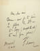 Lettre autographe sign&eacute;e. Ernest Reyer (1823-1909), compositeur. 