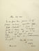Lettre autographe sign&eacute;e. Ernest Reyer (1823-1909), compositeur. 