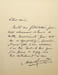 Lettre autographe sign&eacute;e. Albert Renaud (1851-1924), compositeur, organiste, critique musical. 