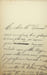 Lettre autographe sign&eacute;e &agrave; Louis P&eacute;ricaud. El&eacute;onore Bonnaire (1852-1910), chanteuse, artiste de music-hall et caf&eacute;-concert. 