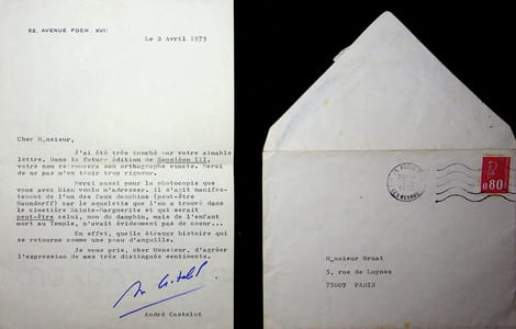 Lettre signée