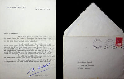 Lettre signée