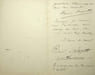 Lettre autographe sign&eacute;e. Raoul Lafagette (1842-1913), po&egrave;te, &eacute;crivain, journaliste. 