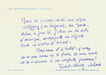 Lettre autographe sign&eacute;e &agrave; Marcel Marnat. Michel-Claude Jalard (1930-2009), &eacute;crivain, notamment sur le Jazz et les Beaux-Arts, auteur d'un ouvrage  ...