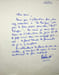 Lettre autographe sign&eacute;e &agrave; Marcel Marnat. Roland de Cand&eacute; (1923-2013), musicologue, &eacute;crivain. 