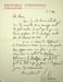 Lettre autographe sign&eacute;e &agrave; Marcel Marnat. Joseph-Marie Lo Duca (1910-2004), &eacute;crivain, critique de cin&eacute;ma. 