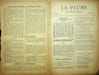  La Plume, Revue Litt&eacute;raire & Artistique - n&deg;22 du 15 mars 1890.. [Revue La Plume, Collectif dont] Charles Baudelaire, Georges Darien, Paul V&eacute;rola, ...