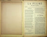 La Plume, Revue Litt&eacute;raire & Artistique - n&deg;27 du 1er juin 1890.. [Revue La Plume, Collectif dont] Paul Bourget, Jean Richepin, Goerge Bonnamour, Ren&eacute; ...