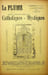 La Plume, Revue Litt&eacute;raire & Artistique - n&deg;35 du 1er octobre 1890 - num&eacute;ro exceptionnel consacr&eacute; aux Catholiques-Mystiques.. [Revue La Plume, ...