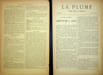 La Plume, Revue Litt&eacute;raire & Artistique - n&deg;36 du 15 octobre 1890.. [Revue La Plume, Collectif dont] L&eacute;on Bloy, L&eacute;on Cladel, Th&eacute;ophile Gautier, Jean ...