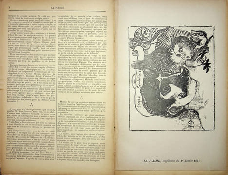 La Plume, Revue Littéraire & Artistique - n°41 du 1er janvier 1891 - numéro exceptionnel consacré au Symbolisme de Jean Moréas.. [Revue La Plume, ...