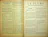 La Plume, Revue de Litt&eacute;rature, de Critique & d'Art ind&eacute;pendants - n&deg;45 du 1er mars 1891.. [Revue La Plume, Collectif dont] L&eacute;on Bloy, Jos&eacute;phin ...