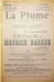 La Plume, Revue de Litt&eacute;rature, de Critique & d'Art ind&eacute;pendants - n&deg;47 du 1er avril 1891 - num&eacute;ro exceptionnel consacr&eacute; &agrave; l'&eacute;thique de Maurice ...