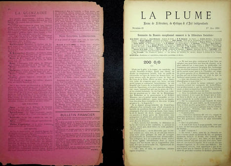 La Plume, Revue de Littérature, de Critique & d'Art indépendants - n°49 du 1er mai 1891 - numéro exceptionnel consacré à la littérature socialiste.. ...