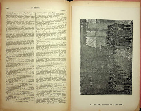 La Plume, Revue de Littérature, de Critique & d'Art indépendants - n°49 du 1er mai 1891 - numéro exceptionnel consacré à la littérature socialiste.. ...