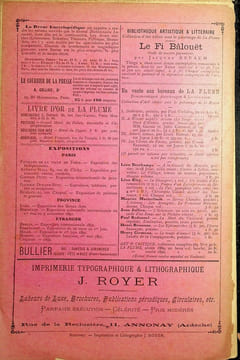 La Plume, Revue de Littérature, de Critique & d'Art indépendants - n°49 du 1er mai 1891 - numéro exceptionnel consacré à la littérature socialiste.. ...