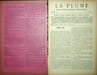 La Plume, Revue de Litt&eacute;rature, de Critique & d'Art ind&eacute;pendants - n&deg;49 du 1er mai 1891 - num&eacute;ro exceptionnel consacr&eacute; &agrave; la litt&eacute;rature socialiste.. ...