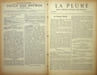 La Plume, Revue de Litt&eacute;rature, de Critique & d'Art ind&eacute;pendants - n&deg;61 du 1er novembre 1891 - num&eacute;ro exceptionnel consacr&eacute; &agrave; la chanson moderne. .. ...