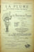 La Plume, Revue de Litt&eacute;rature, de Critique & d'Art ind&eacute;pendants - n&deg;63 du 1er d&eacute;cembre 1891 - Les Bretons de France - num&eacute;ro exceptionnel compos&eacute; ...
