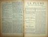 La Plume, Revue de Litt&eacute;rature, de Critique & d'Art ind&eacute;pendants - n&deg;63 du 1er d&eacute;cembre 1891 - Les Bretons de France - num&eacute;ro exceptionnel compos&eacute; ...