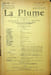 La Plume, Revue de Litt&eacute;rature, de Critique & d'Art ind&eacute;pendants - n&deg;64 du 15 d&eacute;cembre 1891.. [Revue La Plume, Collectif dont] Ernest Raynaud, ...