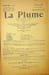 La Plume, Litt&eacute;raire, Artistique et Sociale - n&deg;68 du 15 f&eacute;vrier 1892.. [Revue La Plume, Collectif dont] Adolphe Rett&eacute;, Paul V&eacute;rola, Adrien Remacle, ...