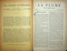 La Plume, Litt&eacute;raire, Artistique et Sociale - n&deg;68 du 15 f&eacute;vrier 1892.. [Revue La Plume, Collectif dont] Adolphe Rett&eacute;, Paul V&eacute;rola, Adrien Remacle, ...