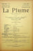La Plume, Litt&eacute;raire, Artistique et Sociale - n&deg;69 du 1er mars 1892.. [Revue La Plume, Collectif dont] Edouard Drumont, Rachilde, Andr&eacute; des Gachons, ...