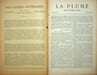 La Plume, Litt&eacute;raire, Artistique et Sociale - n&deg;69 du 1er mars 1892.. [Revue La Plume, Collectif dont] Edouard Drumont, Rachilde, Andr&eacute; des Gachons, ...