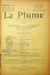 La Plume, Litt&eacute;raire, Artistique et Sociale - n&deg;69 du 1er mars 1892.. [Revue La Plume, Collectif dont] Edouard Drumont, Rachilde, Andr&eacute; des Gachons, ...