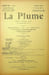 La Plume, Litt&eacute;raire, Artistique et Sociale - n&deg;70 du 15 mars 1892.. [Revue La Plume, Collectif dont] Jean Mor&eacute;as, Maurice du Plessys, Charles Le ...