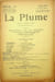 La Plume, Litt&eacute;raire, Artistique et Sociale - n&deg;70 du 15 mars 1892.. [Revue La Plume, Collectif dont] Jean Mor&eacute;as, Maurice du Plessys, Charles Le ...