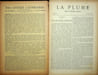 La Plume, Litt&eacute;raire, Artistique et Sociale - n&deg;70 du 15 mars 1892.. [Revue La Plume, Collectif dont] Jean Mor&eacute;as, Maurice du Plessys, Charles Le ...