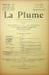 La Plume, Litt&eacute;raire, Artistique et Sociale - n&deg;71 du 1er avril 1892.. [Revue La Plume, Collectif dont] Jean Mor&eacute;as, Camille Lemonnier, Stuart ...