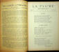 La Plume, Litt&eacute;raire, Artistique et Sociale - n&deg;71 du 1er avril 1892.. [Revue La Plume, Collectif dont] Jean Mor&eacute;as, Camille Lemonnier, Stuart ...
