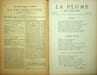La Plume, Litt&eacute;raire, Artistique et Sociale - n&deg;71 du 1er avril 1892.. [Revue La Plume, Collectif dont] Jean Mor&eacute;as, Camille Lemonnier, Stuart ...