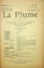 La Plume, Litt&eacute;raire, Artistique et Sociale - n&deg;73 du 1er mai 1892.. [Revue La Plume, Collectif dont] Emile Zola, Louis de Gramont, Hector France, ...